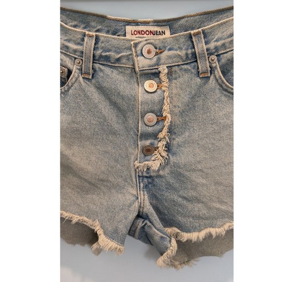 Low Rise Denim Shorts 100% Cotton - Picture 3 of 10